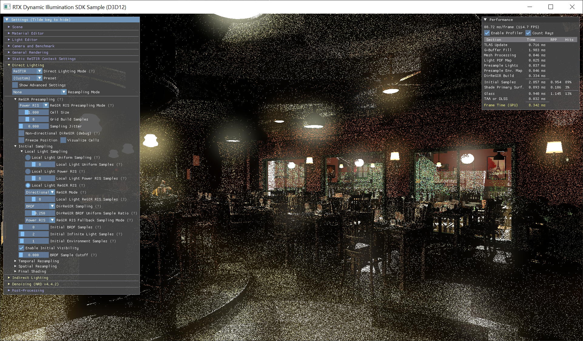 Directional ReGIR initial samples without jitter
