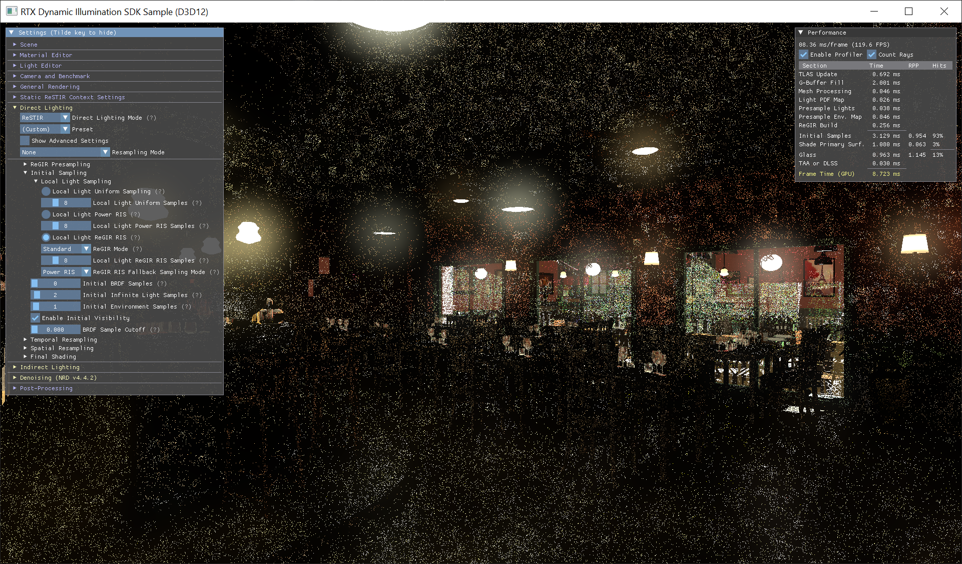ReGIR initial samples