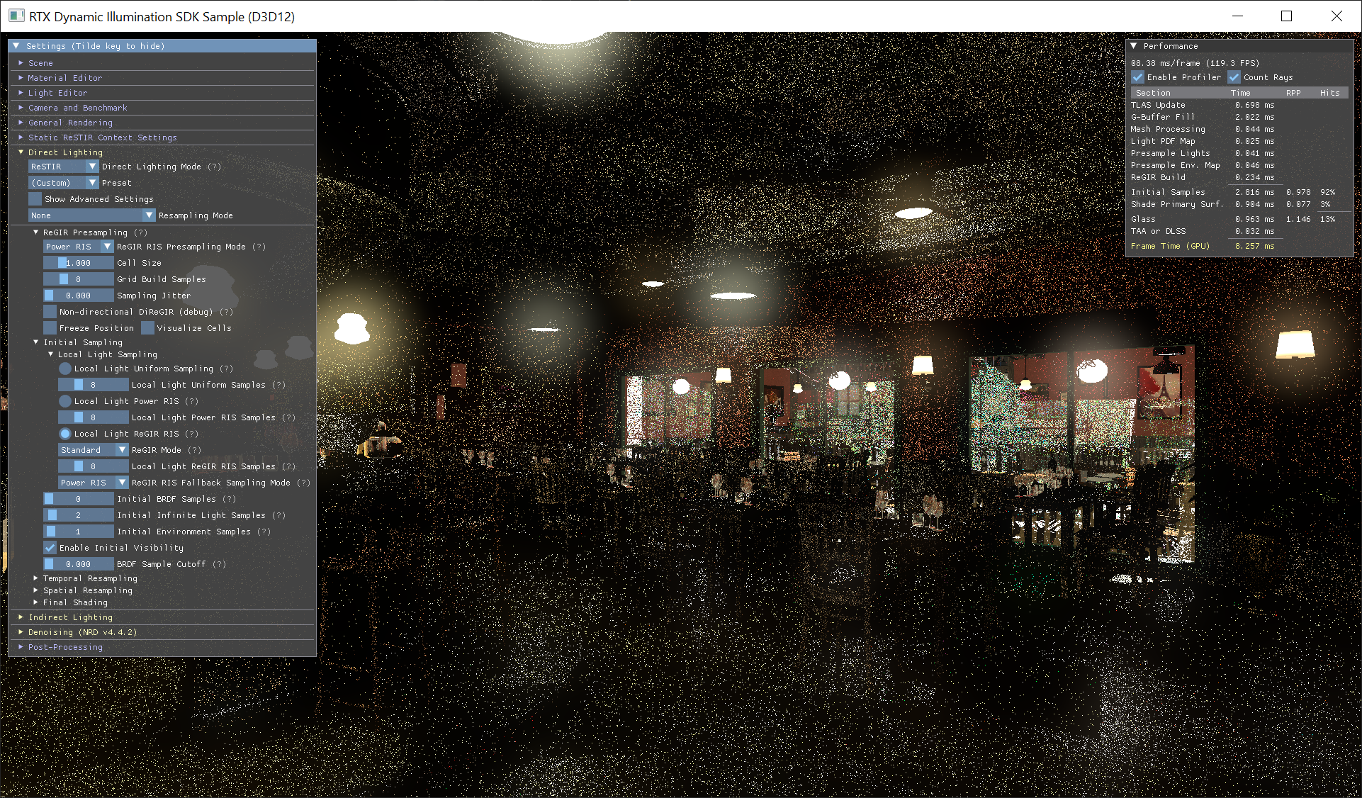 ReGIR initial samples without jitter